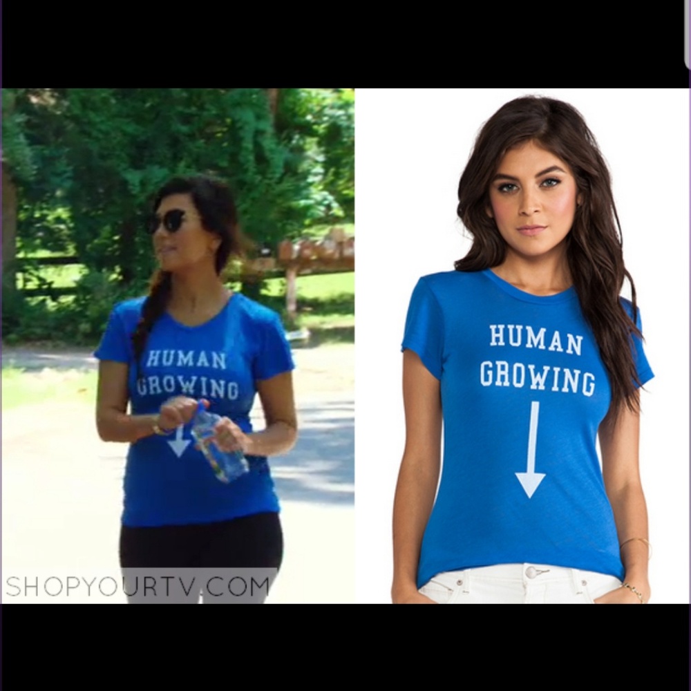 Wildfox Top Human Growing T Shirt * EUC